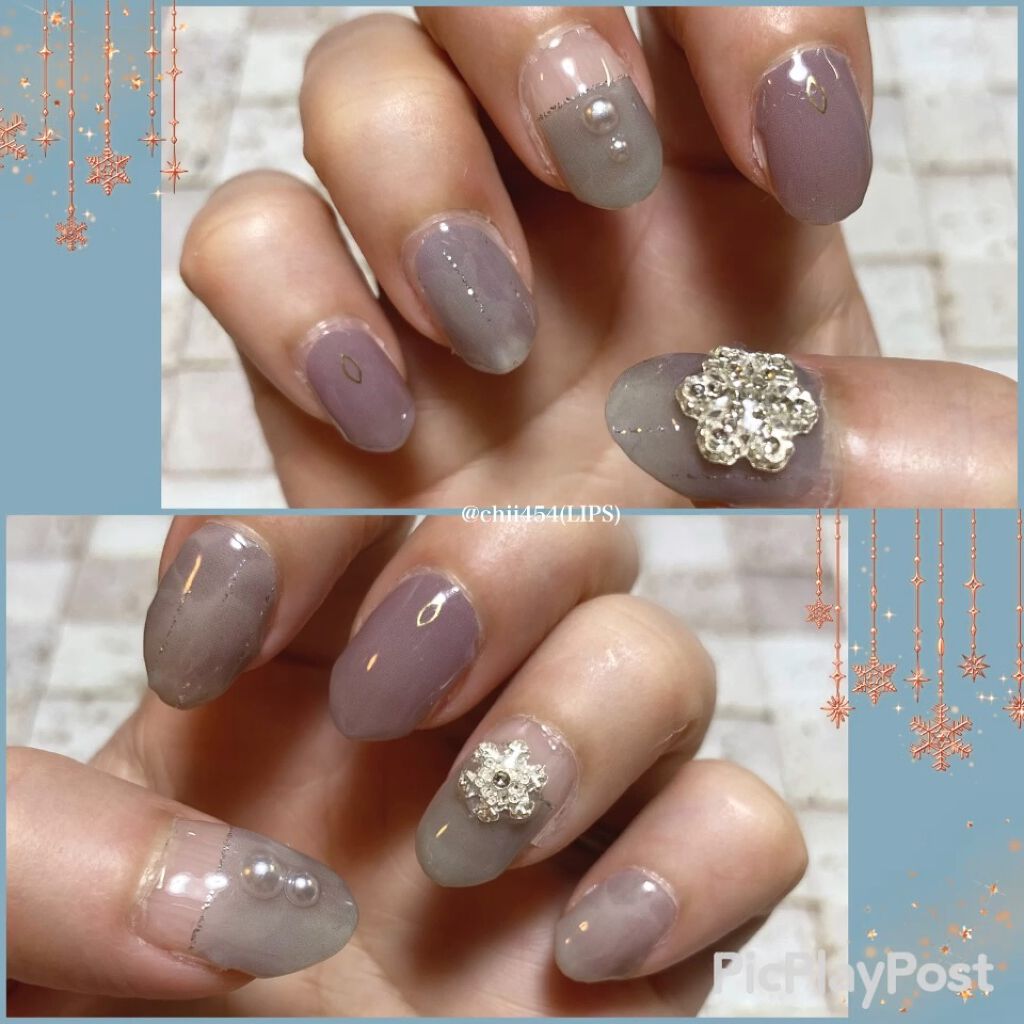 ネイルパーツ セリアの口コミ 超優秀 100均で買えるおすすめネイルシール パーツ ネイルパーツ雪の結晶 By ちぃ まったり活動 Lips