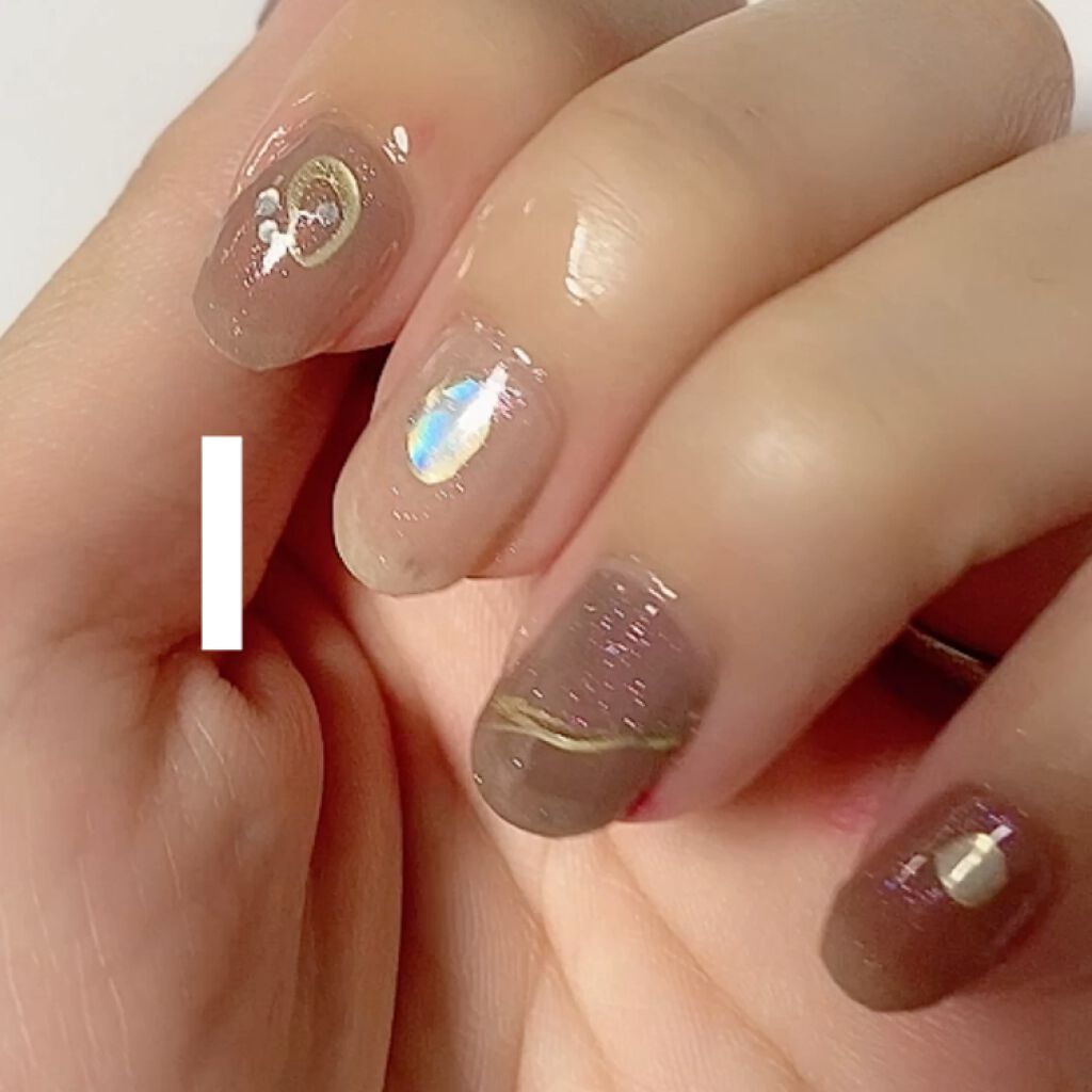 スリーコインズネイルシール 3coinsの口コミ 3coins ジェルネイルシール 300 By くどみ 100均コスメおばさん 混合肌 代後半 Lips