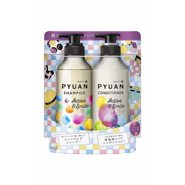 Pyuan アクティブ スマイル シャンプー コンディショナー ピュアンのリアルな口コミ レビュー Lips
