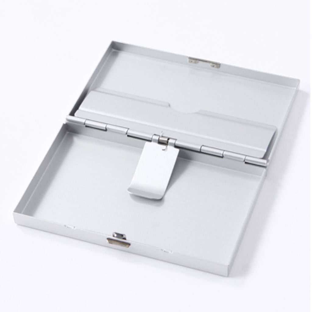 アルミカードケース プッシュ式 無印良品 ムジルシリョウヒン Lips